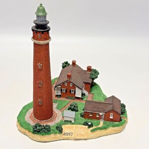 VTG 1996 Harbour Lights Ponce de Leon Lighthouse Figurine Statue #408 With Box